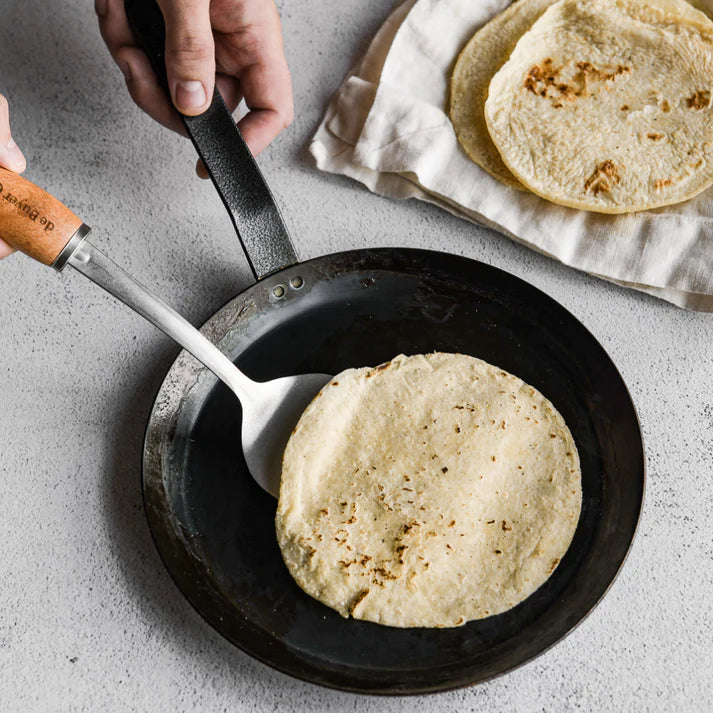 de Buyer Blue Carbon Steel 9.5-inch Crepe & Tortilla Pan