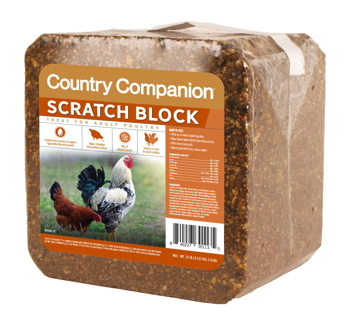 Country Companion Poultry Scratch Block