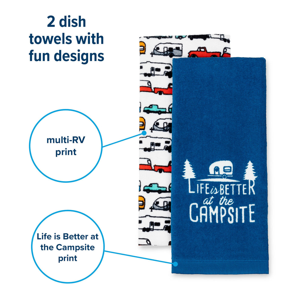 JAXOutdoorGearFarmandRanch Life is better at the campsite dish towel set