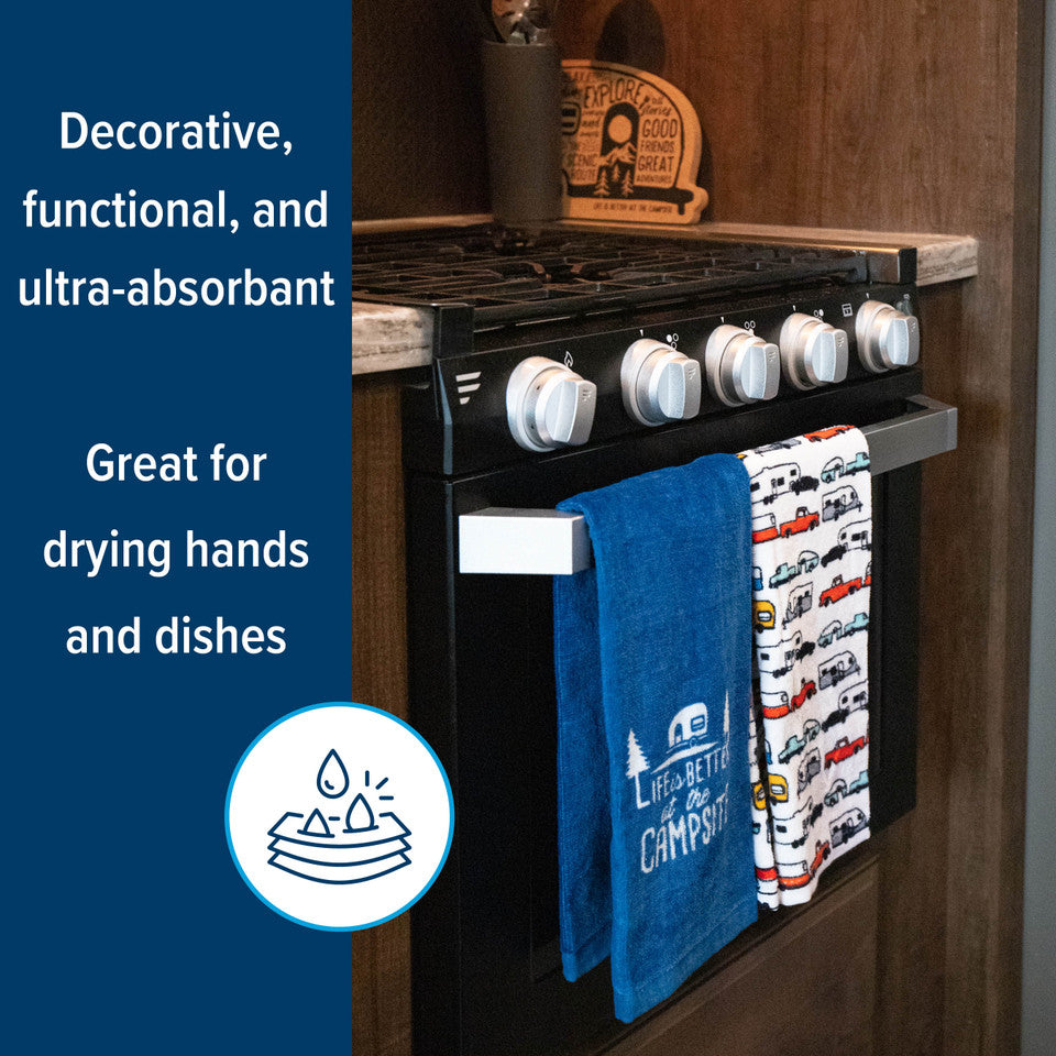 JAXOutdoorGearFarmandRanch Life is better at the campsite dish towel set