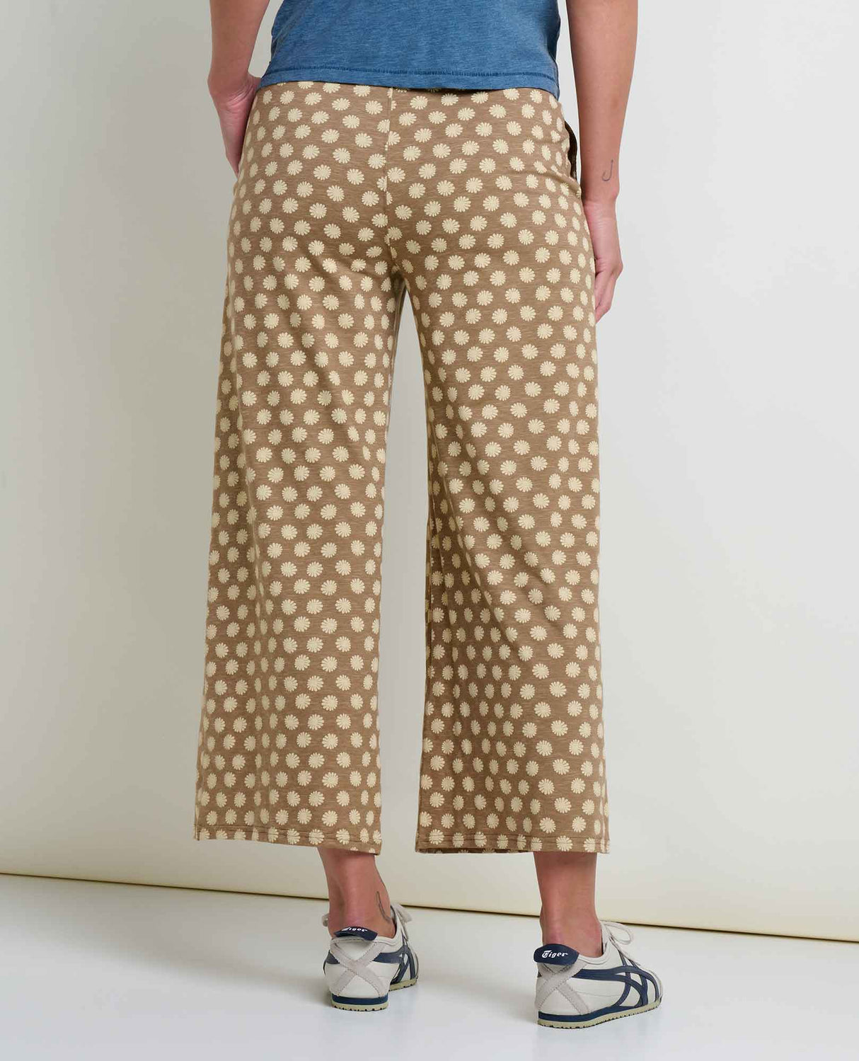Toad & Co Chaka Wide Leg Pant - Honey Brown Floral Print