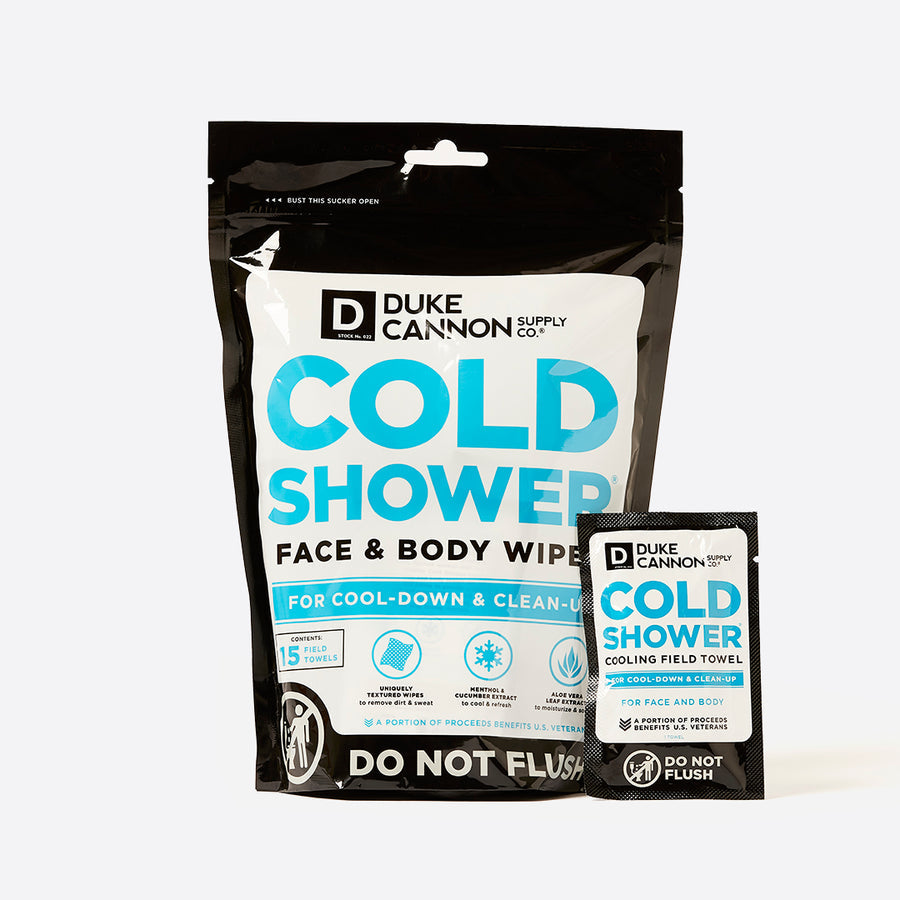 Duke Cannon Supply Co. Cold Shower Cooling Field Towels - Multipack Pouch