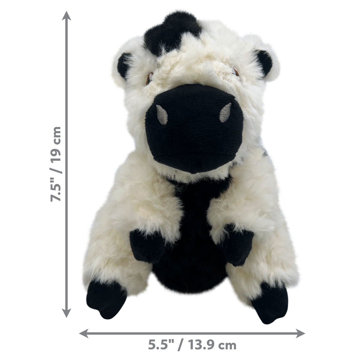Kong Comfort Tykes Dog Toy - Cow - Small