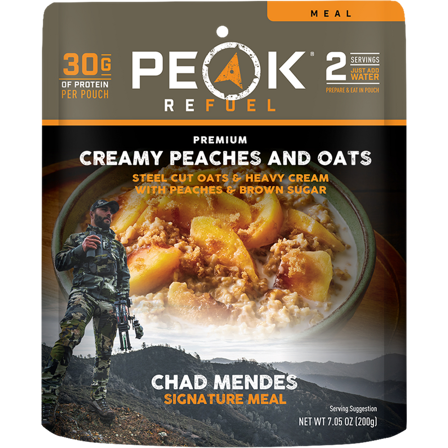 Creamy Peaches And Oats Freeze Dried Meal