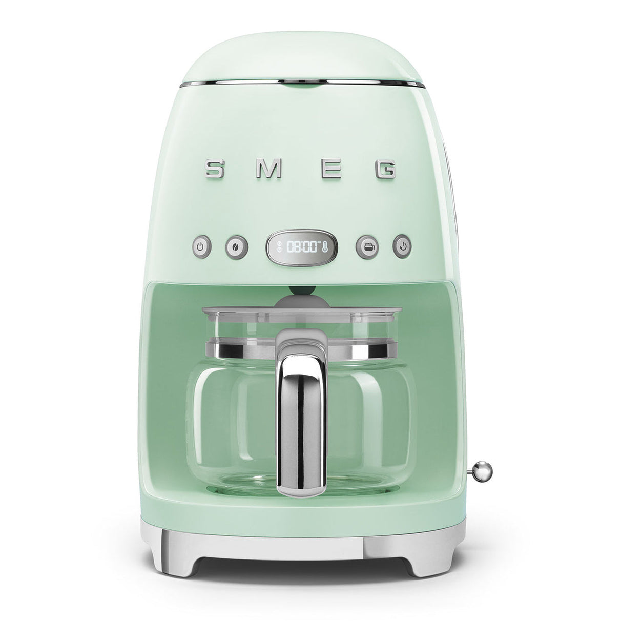 Smeg 50`s Retro Style 10 Cup Drip Filter Coffee Machine Pastel green