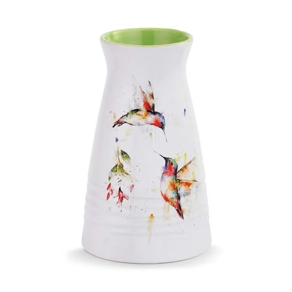 Dean Crouser Summer Hummingbirds Vase