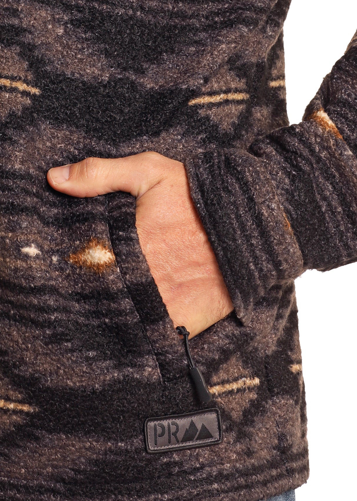 Powder River Outfitters Berber Jacket - Black Aztec