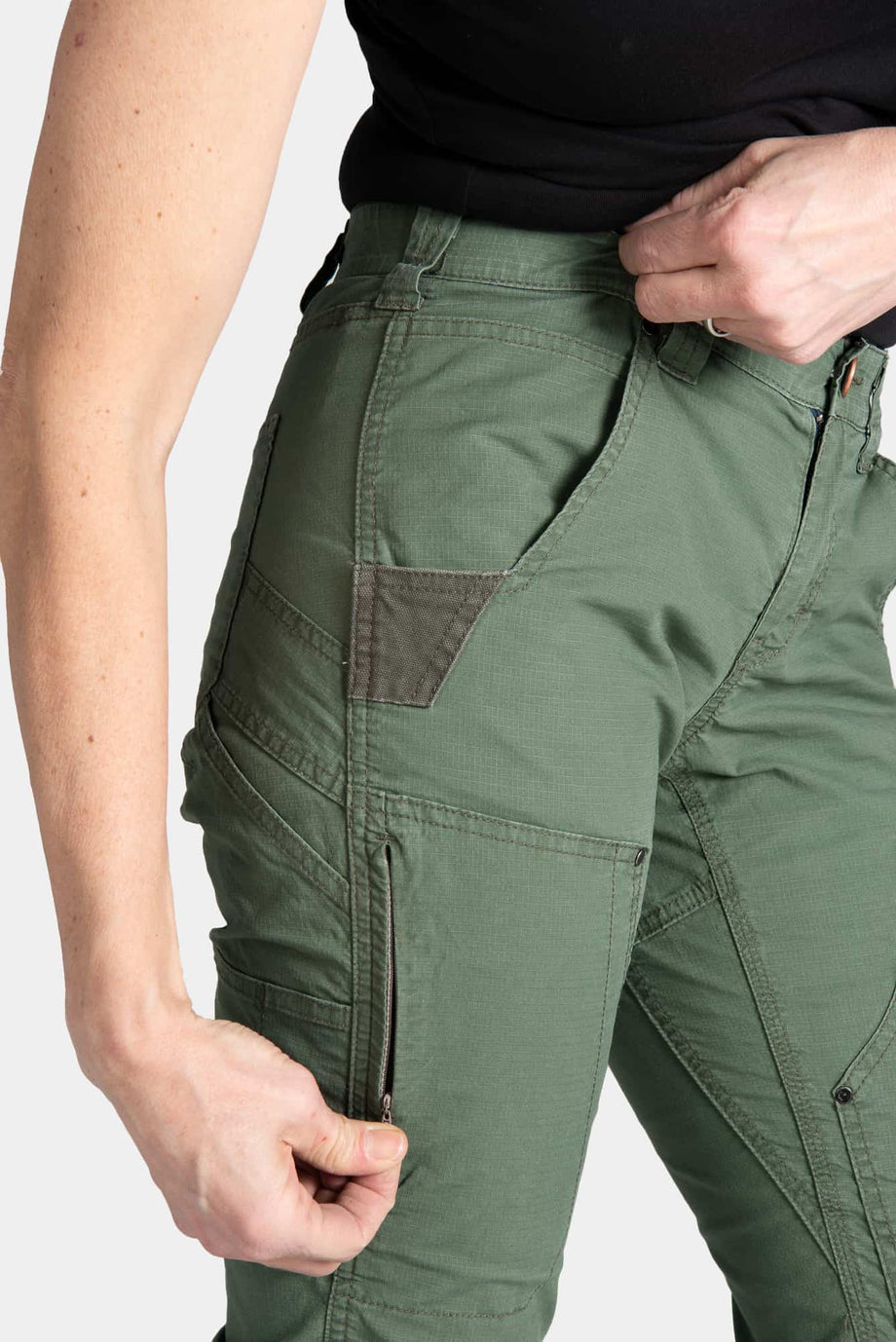 Dovetail Workwear Britt X Ultra Light Pant Ripstop - Lichen Green