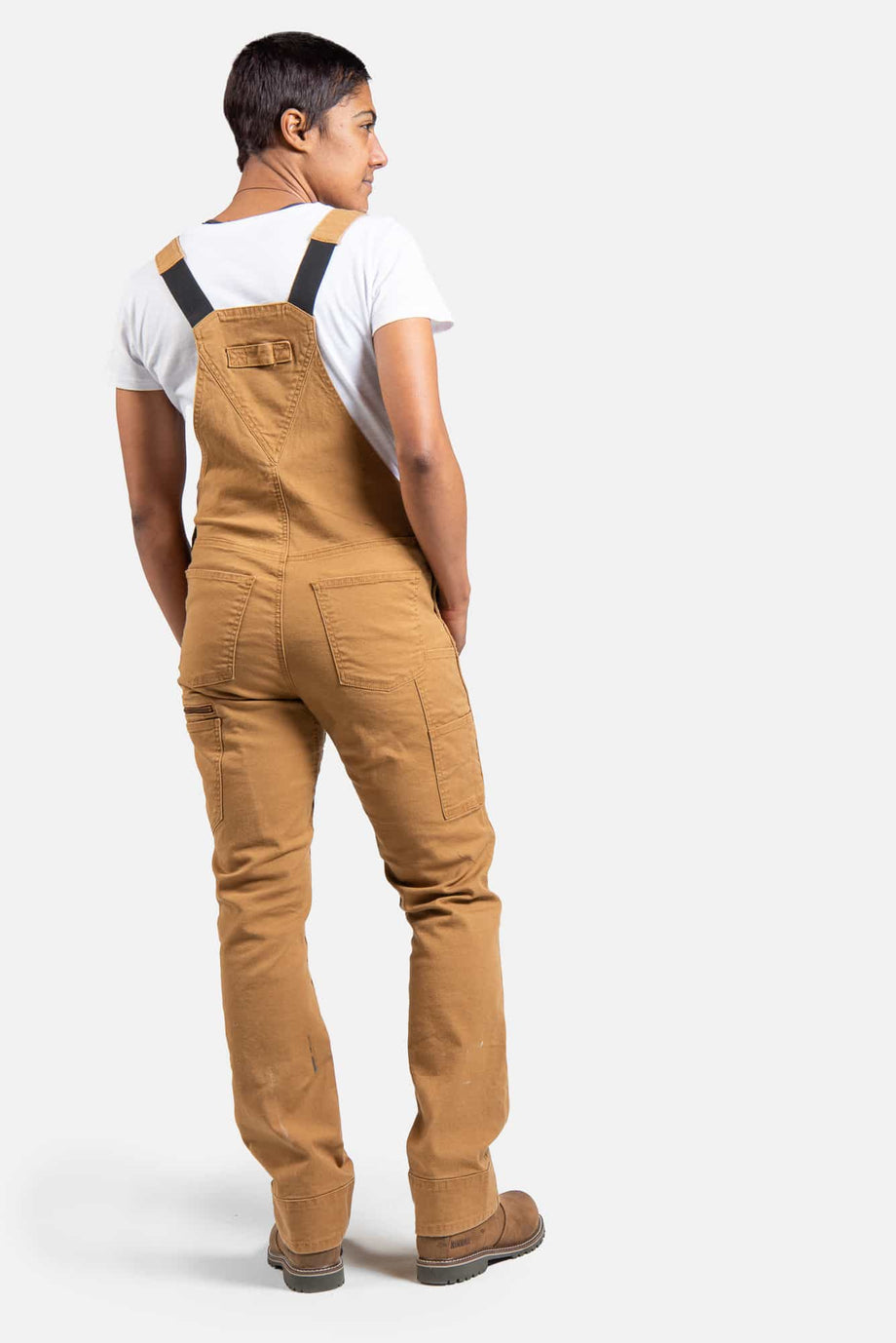 Dovetail Workwear Freshley Overall - Saddle Brown Canvas