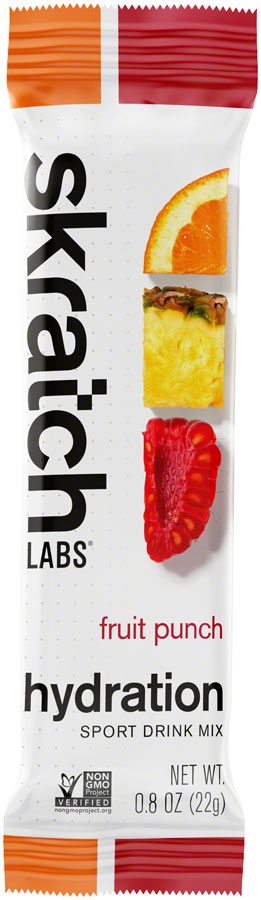 Skratch Labs Sport Hydration Drink Mix, Fruit Punch, 0.8oz Packet Fruit punch