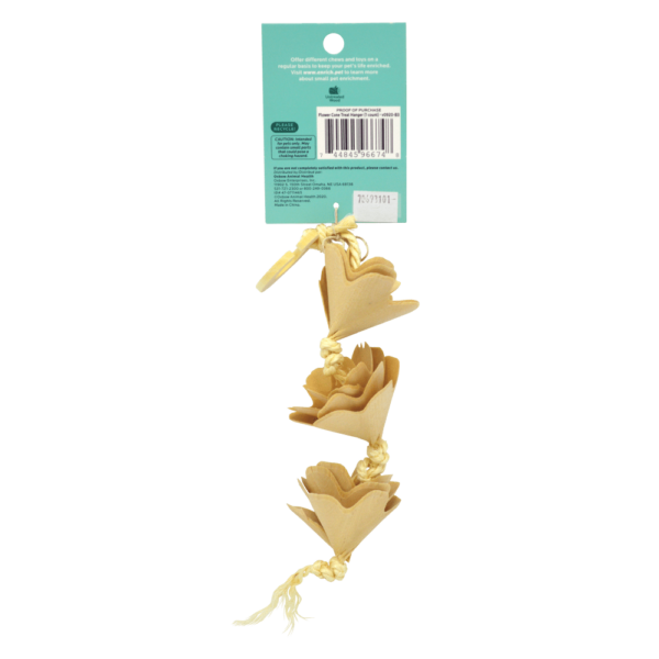 Oxbow Animal Health Enriched Life Flower Cone Treat Hanger Toy
