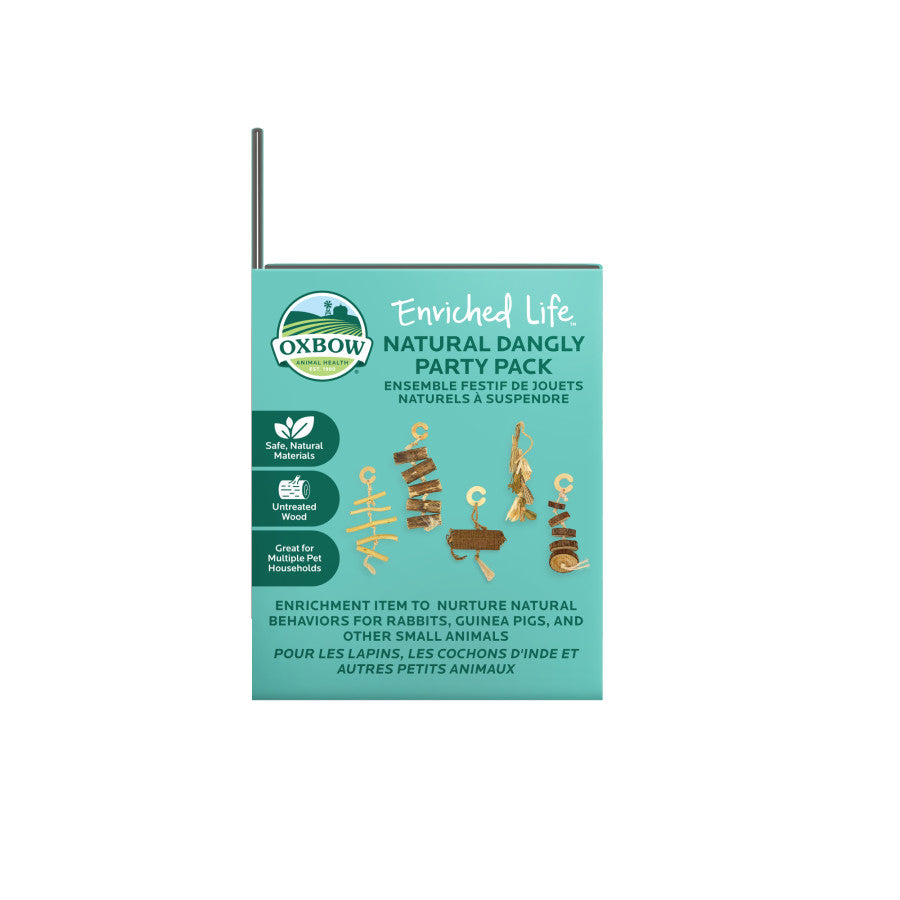 Oxbow Animal Health Enriched Life Natural Dangly Chews Party Pack