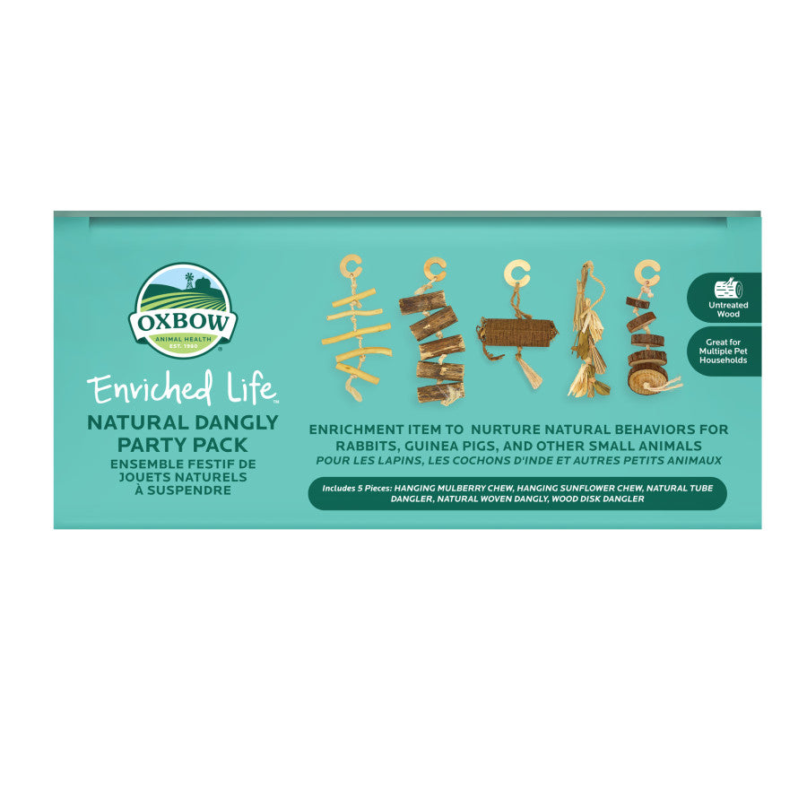 Oxbow Animal Health Enriched Life Natural Dangly Chews Party Pack