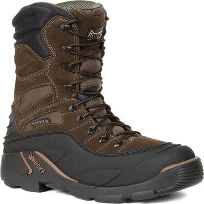 Rocky Shoes Men's Blizzard Stalker Waterproof 1200g Insulated Boot Brown