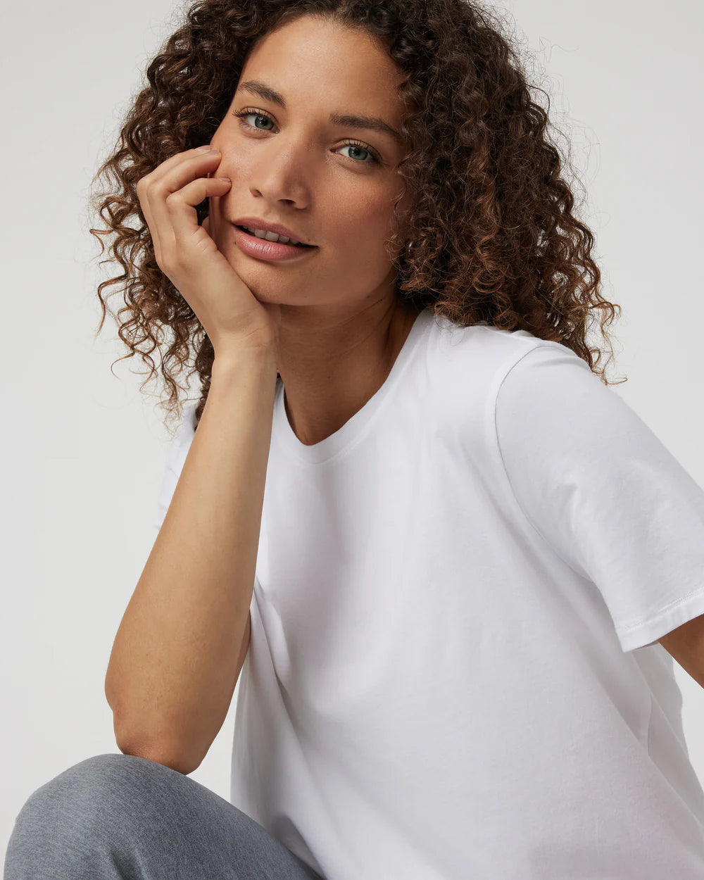 Vuori Feather Tee - White