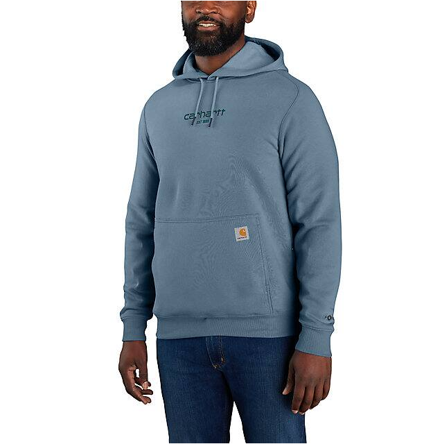 Carhartt Force Relaxed Fit Lightweight Logo Graphic Sweatshirt - Thundercloud