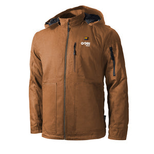 Gobi Heat Men's Grit Heated Workwear Jacket (5-Zone) Camel