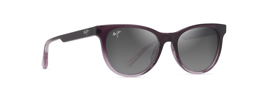 Lonomea Sunglasses, Dark Violet To Lilac/gray/maui Gradient