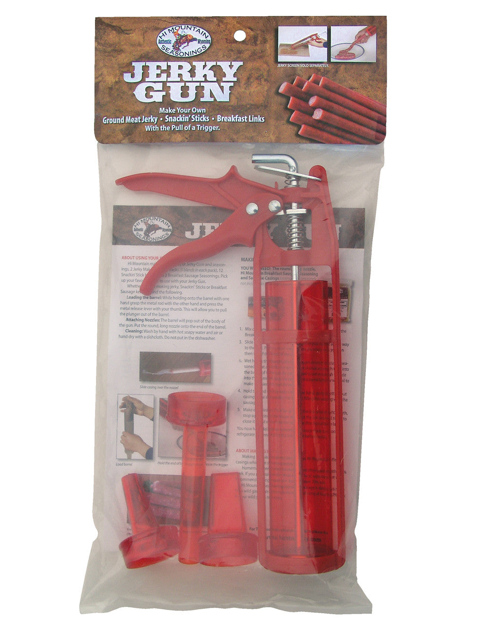 Hi Mountain Jerky Gun W 3 Nozzles