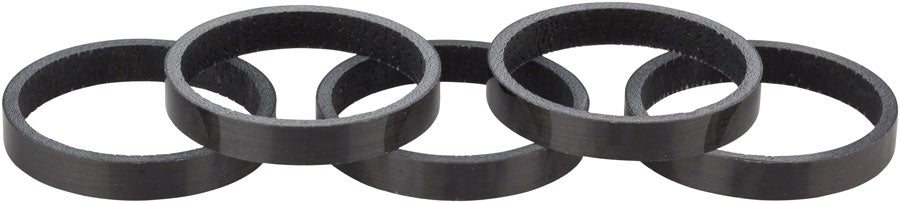 Whisky Parts Co 5mm Ud Carbon Spacer Gloss Black, Single Black
