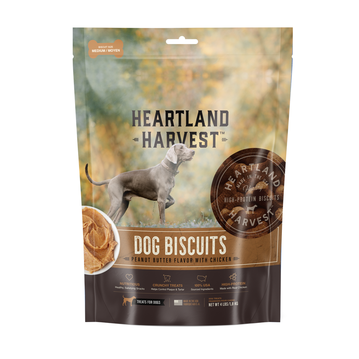 JAXOutdoorGearFarmandRanch Peanut Butter Dog Biscuits
