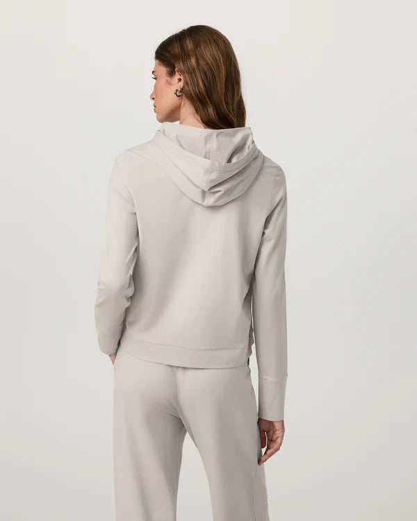 Vuori Halo Essential Hoodie - Ecru Heather