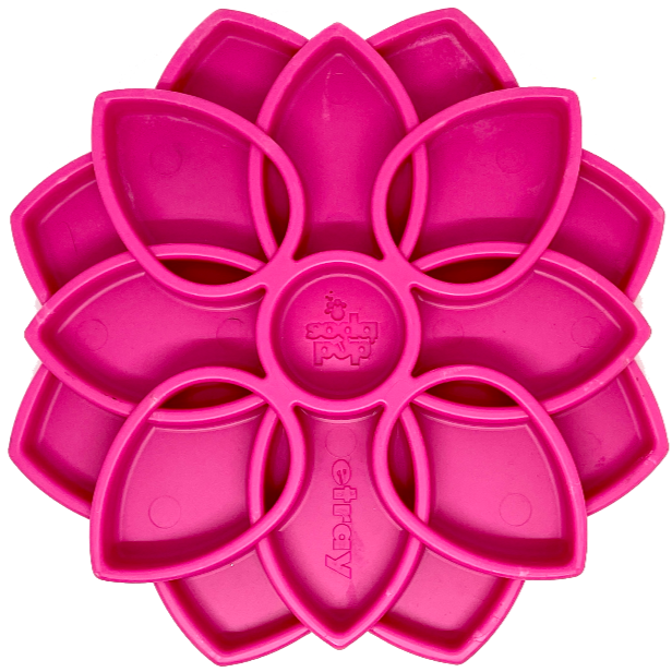 SodaPup Mandala Design Enrichment Tray - Pink Pink