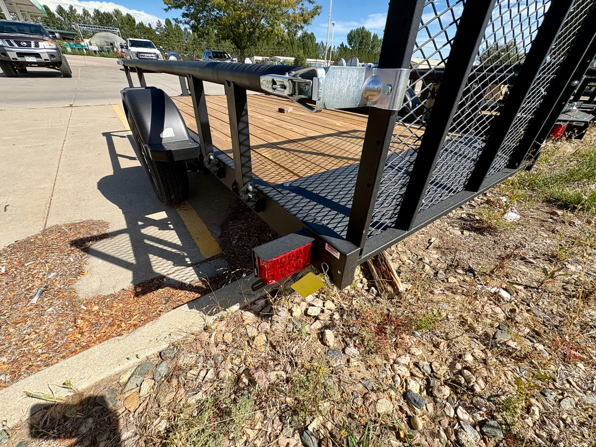 Karavan 5.5x11 Pro utility trailer with aluminum rims