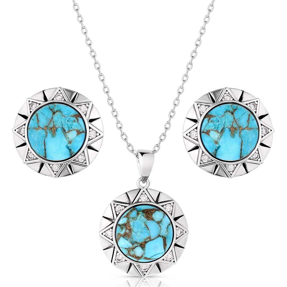 Montana Silversmiths Inner Love Turquoise Jewelry Set