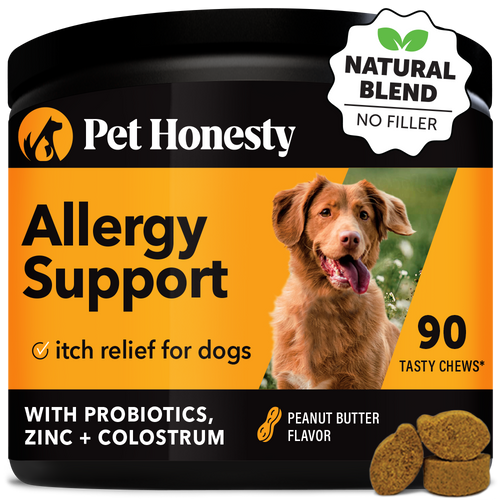 Pet Honesty Allergy Support Supplement Chews - Peanut Butter Peanut Butter
