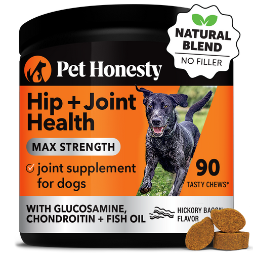 Pet Honesty Hip + Joint Health Max Strength Supplement Chews - Hickory Bacon Bacon