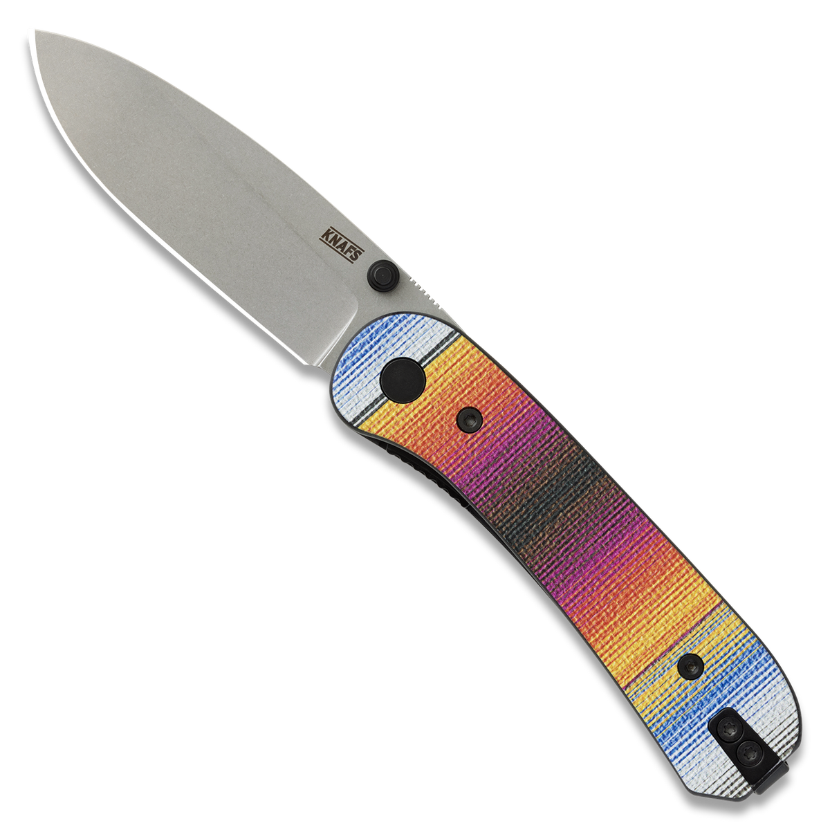 Lander 1 Knife, Mexican Blanket/gray Blade
