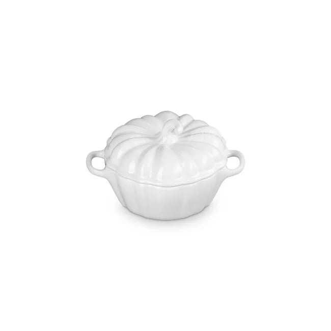 Le Creuset Pumpkin Mini Cocotte White