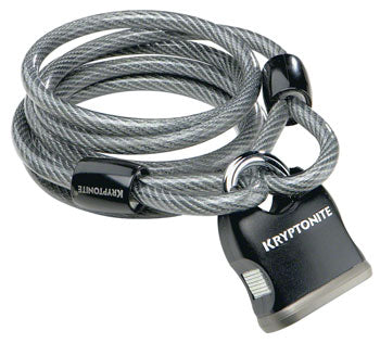Kryptonite Kryptoflex Cable Lock With Key: 6` X 8mm