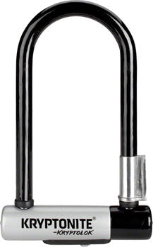 Kryptonite Kryptolok U-lock- 3.25x7in, Keyed Black