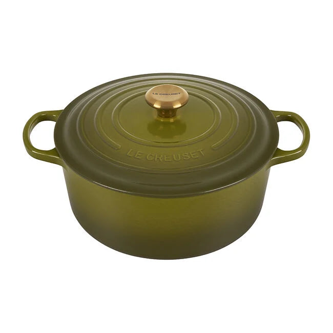 Le Creuset Signature Round Dutch Oven Olive