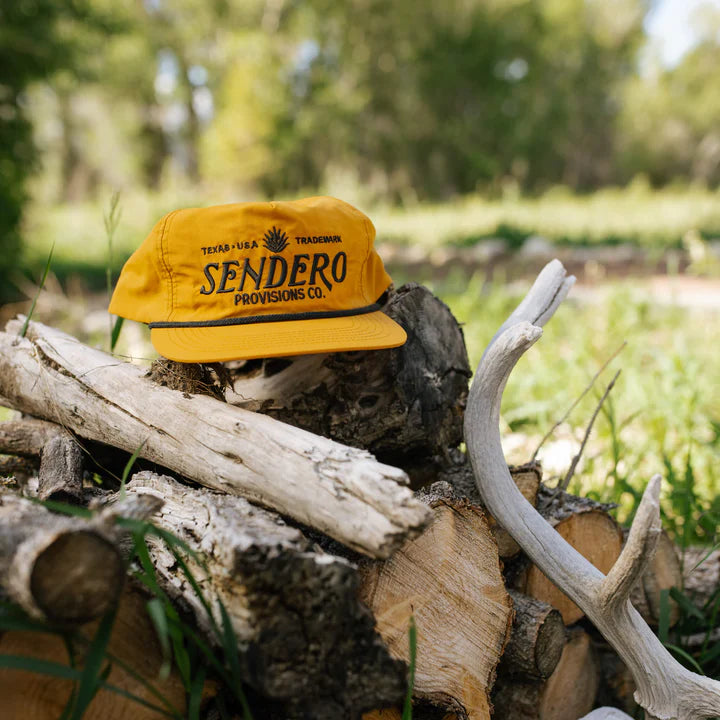 Sendero Provisions Logo Hat - Mustard / Brown