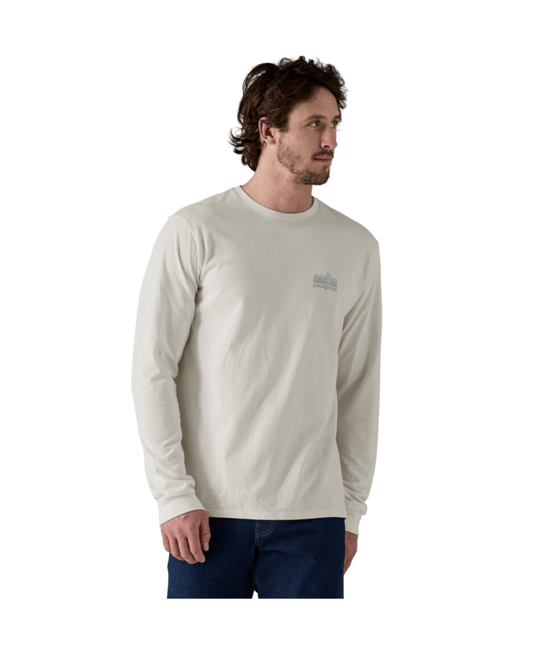 Patagonia Long Sleeve Strataspire Responsibili-Tee - Birch White