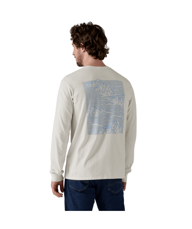 Patagonia Long Sleeve Strataspire Responsibili-Tee - Birch White
