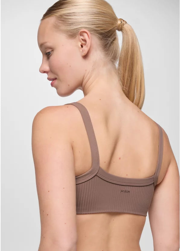 Prana Luxara Rib Bra - Carob