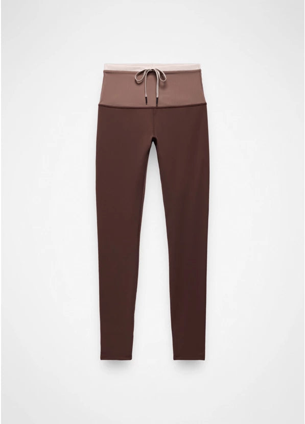Prana Luxara Salutations Legging - Mocha Colorblock