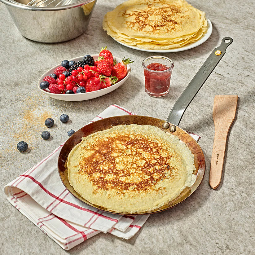 de Buyer MINERAL B Carbon Steel Crepe & Tortilla Pan