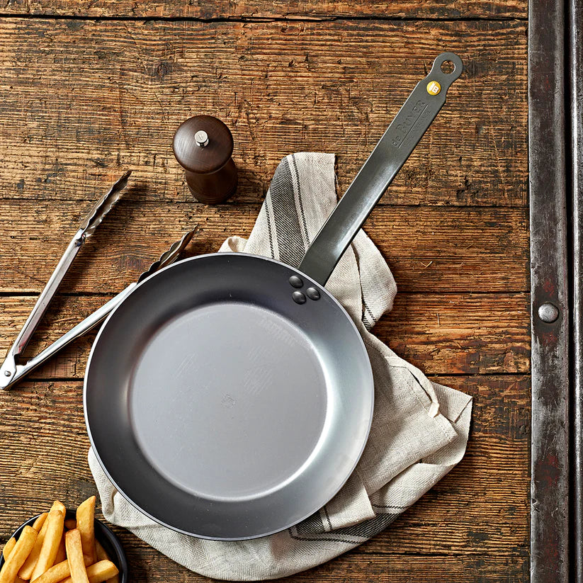 de Buyer MINERAL B Carbon Steel Fry Pan (8-inch / 9.5-inch / 11-inch)