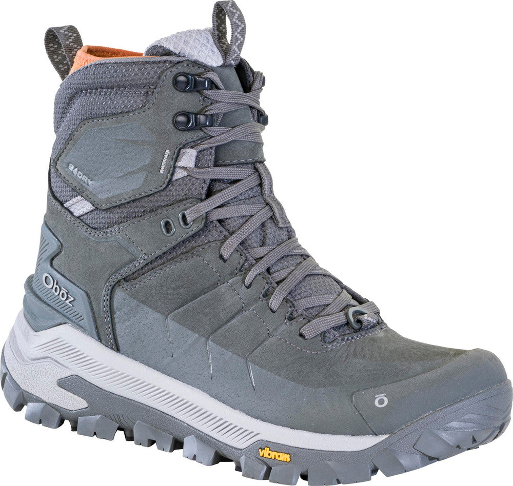 Oboz Men's Bangtail Mid Insulated Waterproof Boot - Charcoal Charcoal