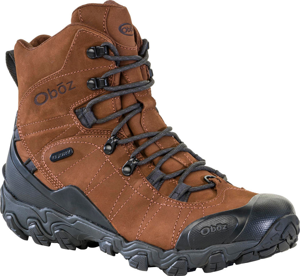 Oboz Footwear Men's Bridger 8" Insulated Boot - Grizzly Grizzly