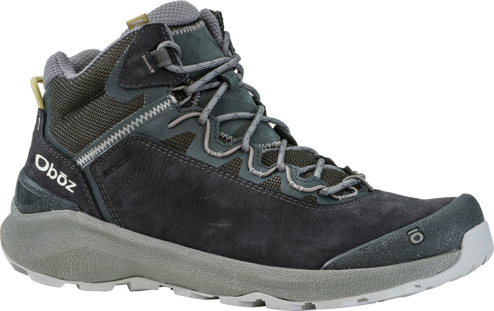 Oboz Men's Cottonwood Mid Waterproof Boot Black Sea