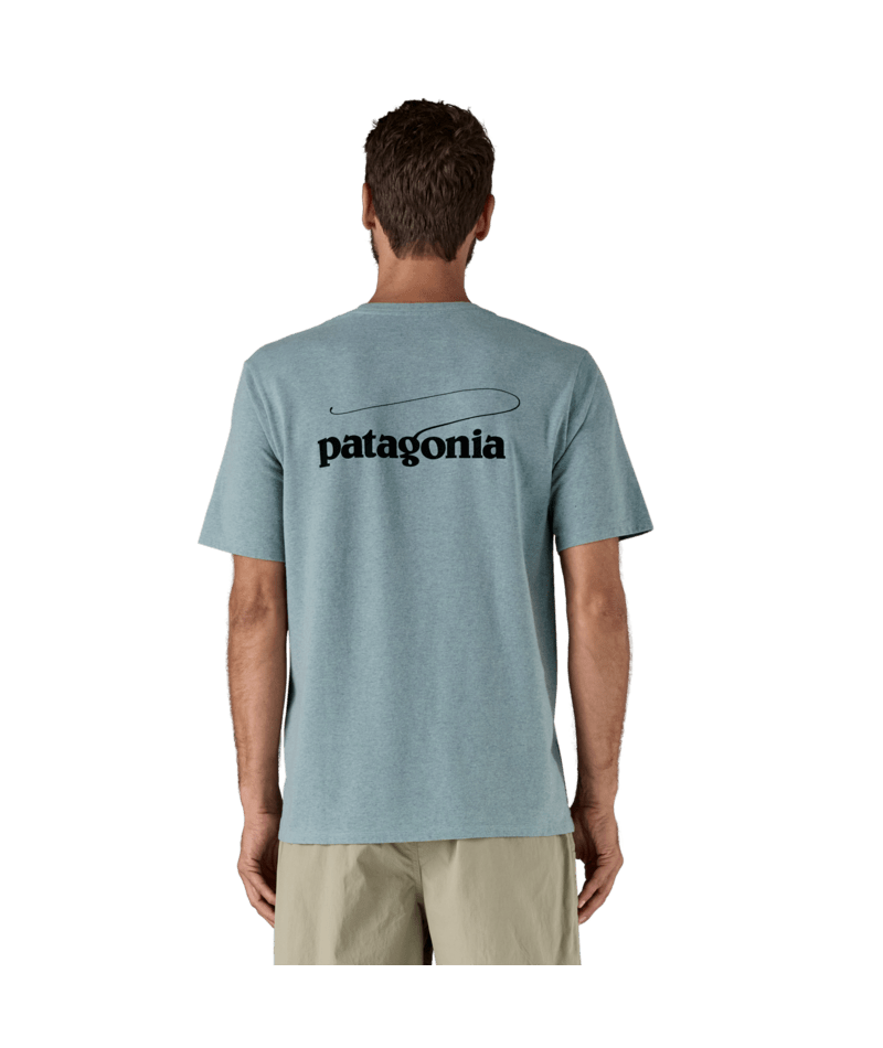 Patagonia M's Casting Logo Responsibili-Tee - Thermal Blue