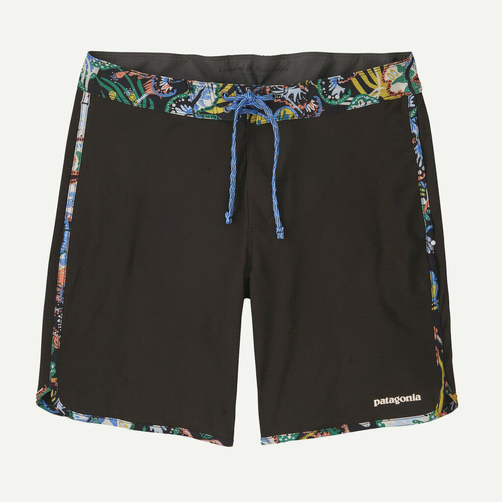 Patagonia M's Hydropeak Side Shore 18in. Boardshorts - Undersea / Black