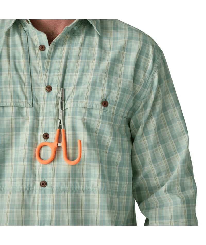 Patagonia M's Long Sleeve Island Hopper Shirt - Dipper / Rinsed Green