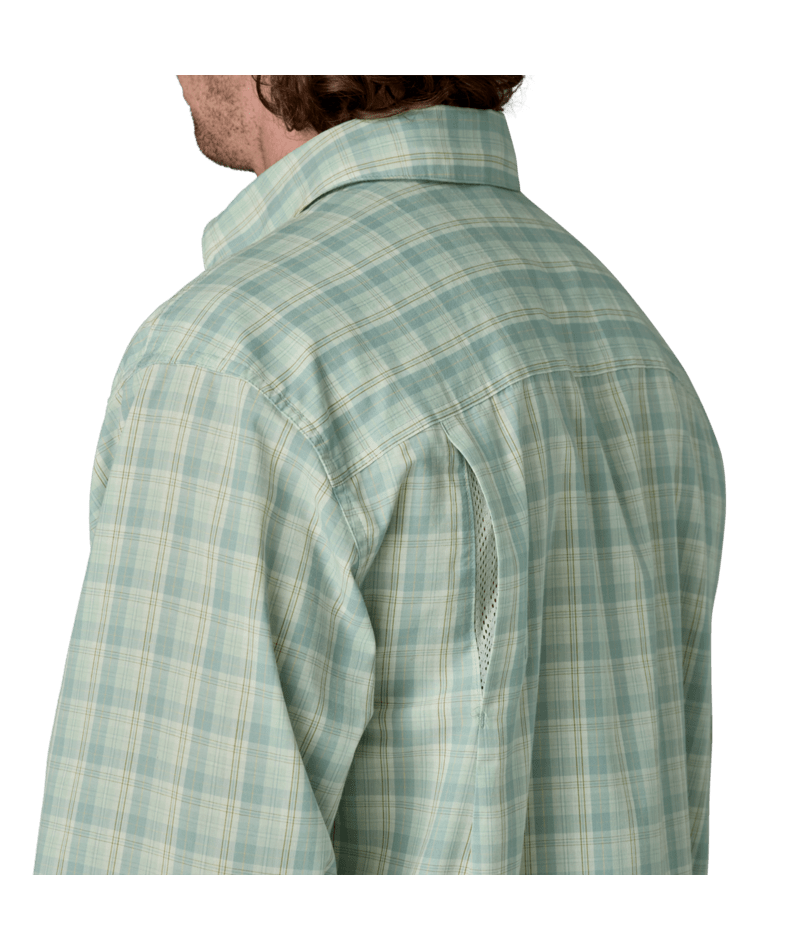 Patagonia M's Long Sleeve Island Hopper Shirt - Dipper / Rinsed Green